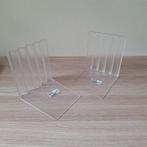 2 vintage Ikea Bokis design zigzag boekensteunen Memphis 80s, Huis en Inrichting, Woonaccessoires | Wandplanken en Boekenplanken