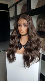 Luxe Lace Pruik: Donker gemêleerd bruin Babyhaar, Sieraden, Tassen en Uiterlijk, Uiterlijk | Haarverzorging, Ophalen of Verzenden
