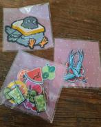 3 zakjes met strijk applicaties, Hobby en Vrije tijd, Ophalen of Verzenden, Nieuw, Hotfix applicaties