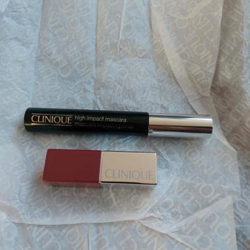 Clinique Mascara + lippenstick beschikbaar voor biedingen