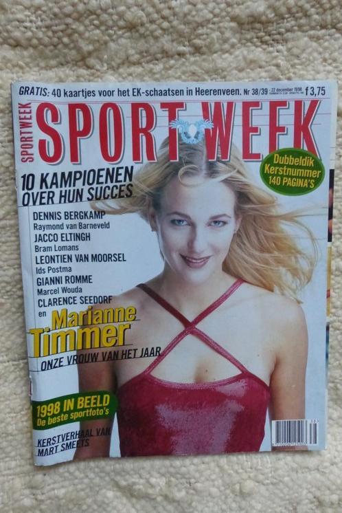 sportweek 1998 Marianne Timmer Richard Krajicek Johan Cruijf, Verzamelen, Tijdschriften, Kranten en Knipsels, Tijdschrift, Nederland