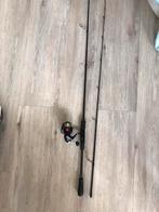 Abu Garcia max sx 213cm 5-21g + Shimano sienna 2500, Watersport en Boten, Ophalen of Verzenden, Gebruikt, Molen