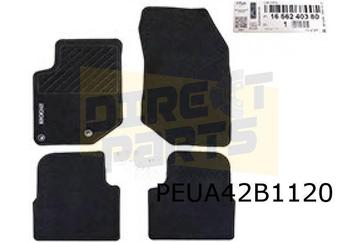 Peugeot 2008 (2/20-) Mattenset (4x) 'standaard' Origineel! 1 beschikbaar voor biedingen