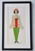 Sonia Delaunay-Costume design Tristan Tzara-1977-Gesigneerd, Ophalen of Verzenden