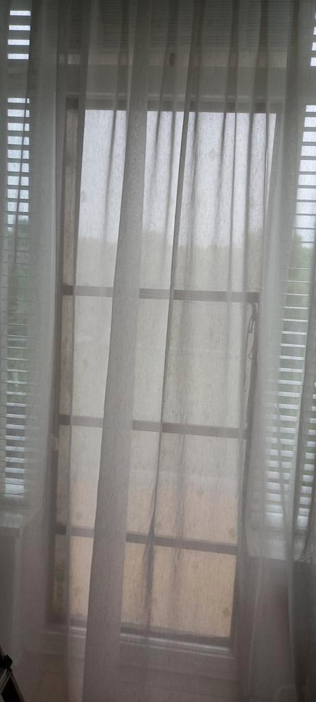 Te koop stel inbetween vitrage, Huis en Inrichting, Stoffering | Gordijnen en Lamellen, Nieuw, 200 cm of meer, 200 cm of meer