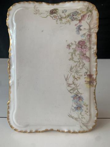 antieke porseleinen menu standaard beschikbaar voor biedingen