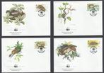 Jamaica 1984 FDC set Mi 591-594-I WWF SLANGEN (CW € 70), Ophalen of Verzenden, Buitenland