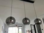 Hanglamp rookglas eettafel, Ophalen, Zo goed als nieuw, Glas, 75 cm of meer