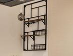 Hip zwart keukenrek voor bevestiging aan wand, Huis en Inrichting, Keuken | Keukenelementen, Ophalen, Gebruikt, Zwart