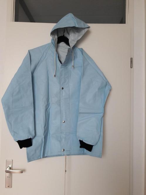 Regenjack met vaste capuchon, compleet met broek licht blauw, Kleding | Dames, Sportkleding, Zo goed als nieuw, Hardlopen of Fietsen