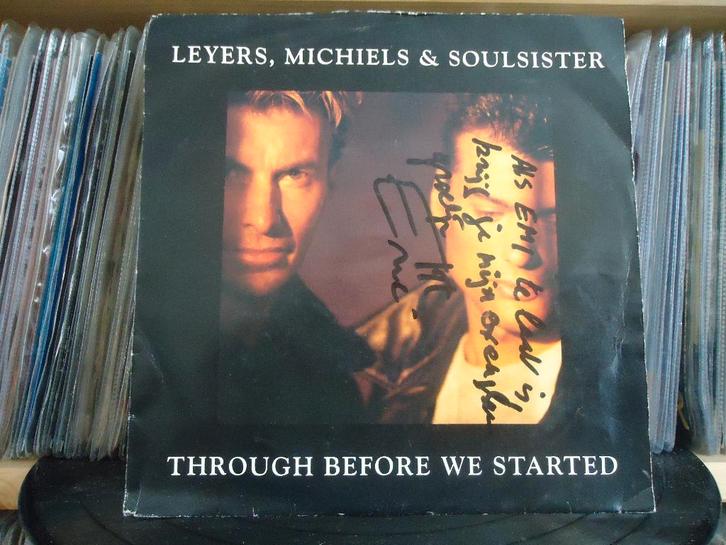 7" Single Leyers, Michiels & Soulsister - Through Before We, Cd's en Dvd's, Vinyl Singles, Gebruikt, Single, Pop, 7 inch, Ophalen of Verzenden