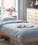 Bed 90x200 als nieuw, massief hout, 90 cm, Eenpersoons, Wit, Ophalen of Verzenden