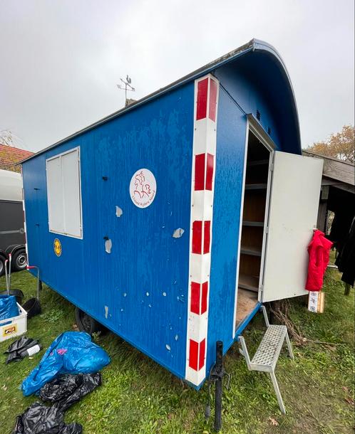 Schaftwagen te koop, Doe-het-zelf en Verbouw, Bouwketen en Schaftketen, Zo goed als nieuw, Ophalen