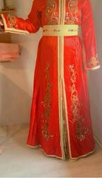 Handgemaakte rode kaftan, Maat 38/40 (M), Overige typen, Ophalen of Verzenden, Zo goed als nieuw