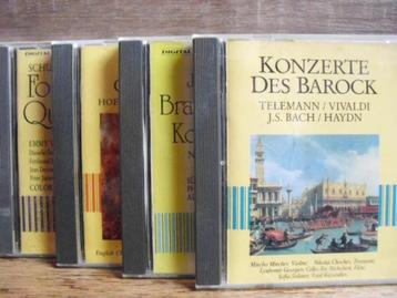 Barokconcerten, Bach, Schubert etc. 4CDs set beschikbaar voor biedingen