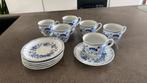 Zwiebelmuster koffie kopjes met schotels, Antiek en Kunst, Antiek | Servies compleet, Ophalen