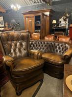 Vintage Chesterfield Fauteuil, Antiek en Kunst, Ophalen of Verzenden