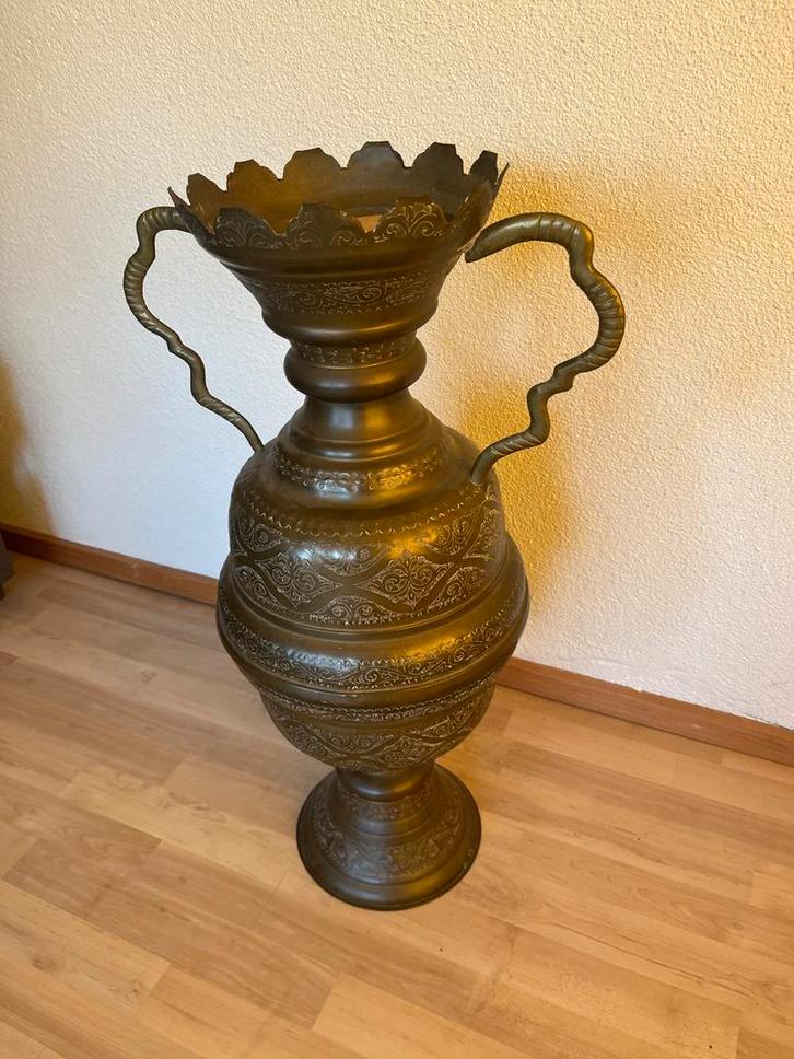 Antieke Marokkaanse Koperen Ketel, Antiek en Kunst, Antiek | Koper en Brons, Koper, Ophalen of Verzenden