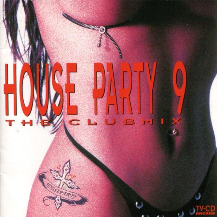 1827 - HOUSE PARTY 9 - THE CLUBMIX - NIEUW, Cd's en Dvd's, Cd's | Dance en House, Nieuw in verpakking, Techno of Trance, Verzenden