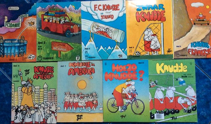 10 x FC Knudde, Boeken, Stripboeken, Zo goed als nieuw, Meerdere stripboeken, Ophalen of Verzenden