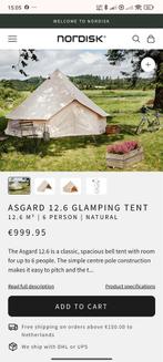 Asgard 12.6 Glamping Tent NIEUW, Ophalen of Verzenden, Zo goed als nieuw