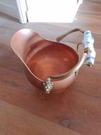 TK vintage kolenkit heksenketel helmpot koper Delfts blauw, Ophalen