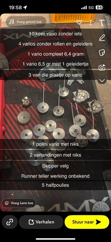 Piaggio onderdelen beschikbaar voor biedingen