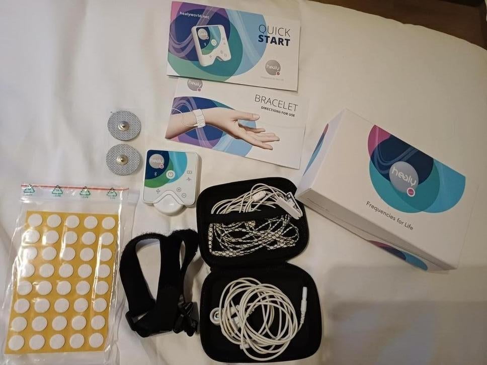 Healy Resonance Plus mét levenslange programma's, Ophalen, Zo goed als nieuw, Blauw, Handen en Nagels