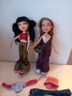 Twee originele Bratz tienerpoppen Jade en Yasmin met kleding, Fashion Doll, Ophalen of Verzenden, Zo goed als nieuw