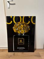 Coco Chanel glas schilderij, Ophalen