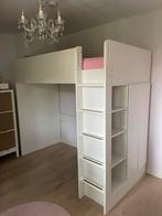 Ikea Stuva hoogslaper met kast wit bed, Ophalen of Verzenden, Gebruikt, Hoogslaper