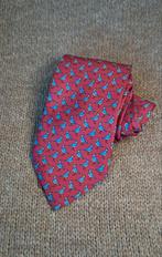 Hilversumse Golf Club zijden stropdas rood Birdie, Hilversumse GC, Ophalen of Verzenden, Zo goed als nieuw, Met patroon