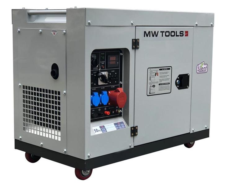 Diesel generator 6,0 kW 1x230V + 7,5 kW 3x400V + ATS connec, Doe-het-zelf en Verbouw, Aggregaten, Nieuw, Dieselolie, 5 tot 10 kVA