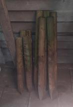 5+4 tuinpalen, Tuin en Terras, Ophalen, Gebruikt, Minder dan 180 cm, Palen