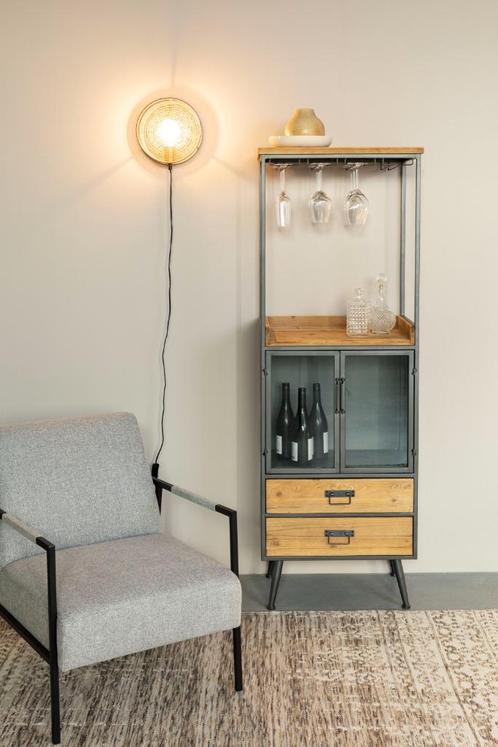 Actie Showroommodel Wijnkast Cabinet Damian High, Huis en Inrichting, Woonaccessoires | Wijnrekken, Nieuw, Minder dan 50 cm, Ophalen