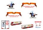 Vrachtauto decal 1:50 Frank de Ridder transport ( type 2 ), Verzenden, Nieuw, Bus of Vrachtwagen, Overige merken