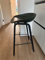 Hay AAS32 Barkruk - Zwart/Donkergroen, Huis en Inrichting, Ophalen, Kunststof, Gebruikt, Met voetsteun