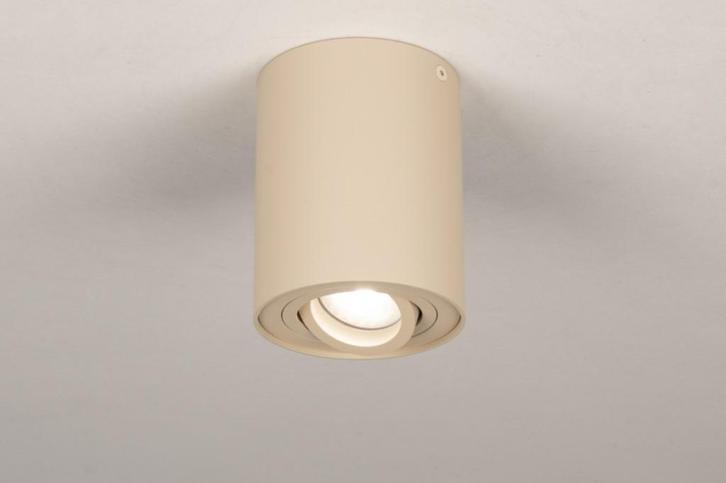 beige spots of taupe tafel bed hoekbank kantoor bedrijf lamp, Huis en Inrichting, Lampen | Spots, Nieuw, Metaal of Aluminium, Led