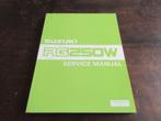 Suzuki RG250W service manual werkplaatshandboek, Ophalen of Verzenden, Suzuki