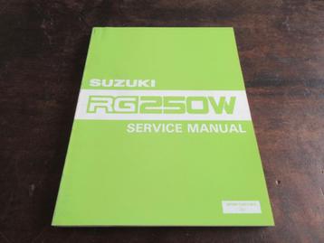 Suzuki RG250W service manual werkplaatshandboek beschikbaar voor biedingen