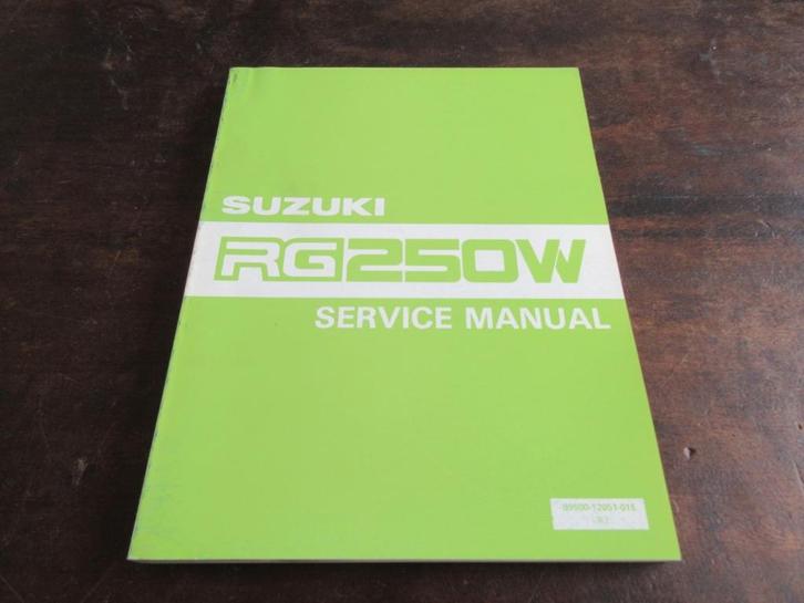 Suzuki RG250W service manual werkplaatshandboek, Motoren, Handleidingen en Instructieboekjes, Suzuki, Ophalen of Verzenden