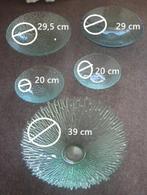 Glazen schalen, schaal, glas, o.a Pavel, Panek, 5x, zgan, Ophalen