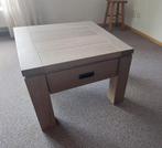 Houten salontafel met lade, Ophalen, Minder dan 45 cm, 55 tot 75 cm, Zo goed als nieuw