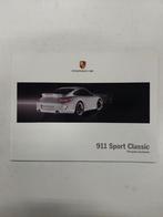 Porsche 911 sport classic brochure., Ophalen of Verzenden, Zo goed als nieuw, Porsche