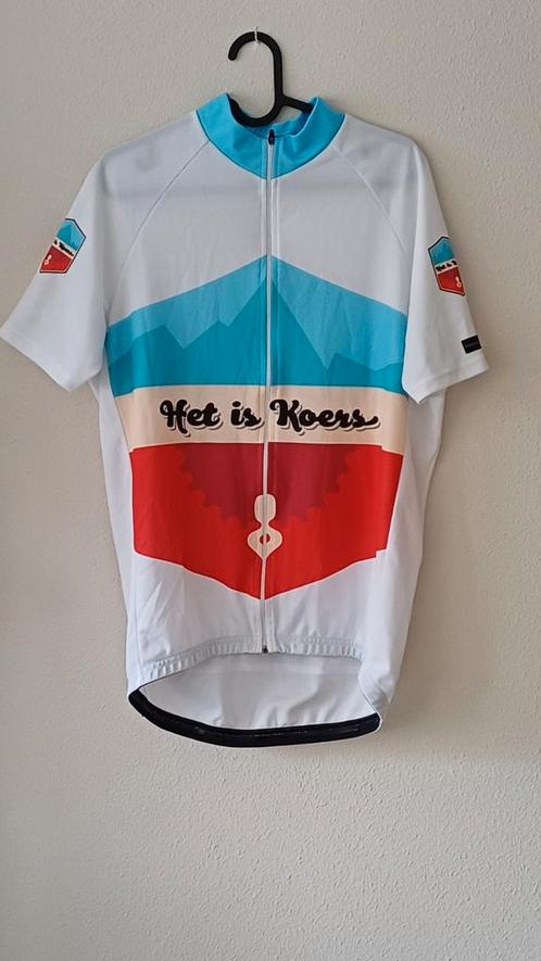 Wielershirt Het is Koers, Fietsen en Brommers, Fietsaccessoires | Fietskleding, Zo goed als nieuw, Bovenkleding, Ophalen of Verzenden