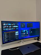 LG 40" 5K UltraWide Curved Nano IPS Monitor 40WP95CP-W, Computers en Software, Monitoren, Thunderbolt, IPS, Curved, Zo goed als nieuw