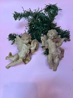 Set 2 oude vintage engeltjes kerstengel kunststof, Diversen, Kerst, Ophalen of Verzenden, Zo goed als nieuw