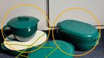 Tupperware microcook Set - Groen, Ophalen, Zo goed als nieuw