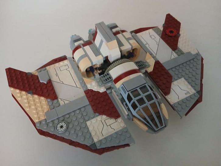 Lego Star Wars T-6 Jedi Shuttle MOC 7931, Kinderen en Baby's, Speelgoed | Duplo en Lego, Gebruikt, Lego, Complete set, Ophalen of Verzenden