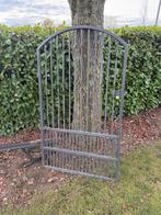 Mooie ijzeren boogpoort - 105cm breed, 180cm hoog, Ophalen, Gebruikt, 100 tot 150 cm, Draaipoort